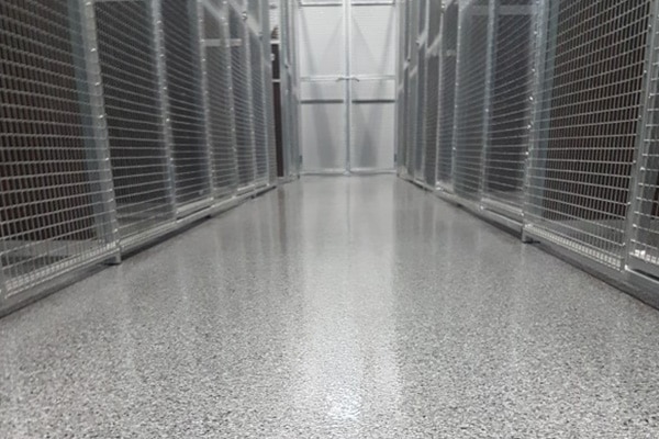 commercial applications for epoxy flooring